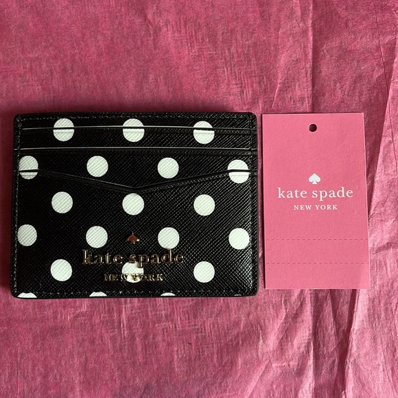 kate spade ♠️ Cheers Boxed Cardholder And Keyfob Set - Picture 3 of 13